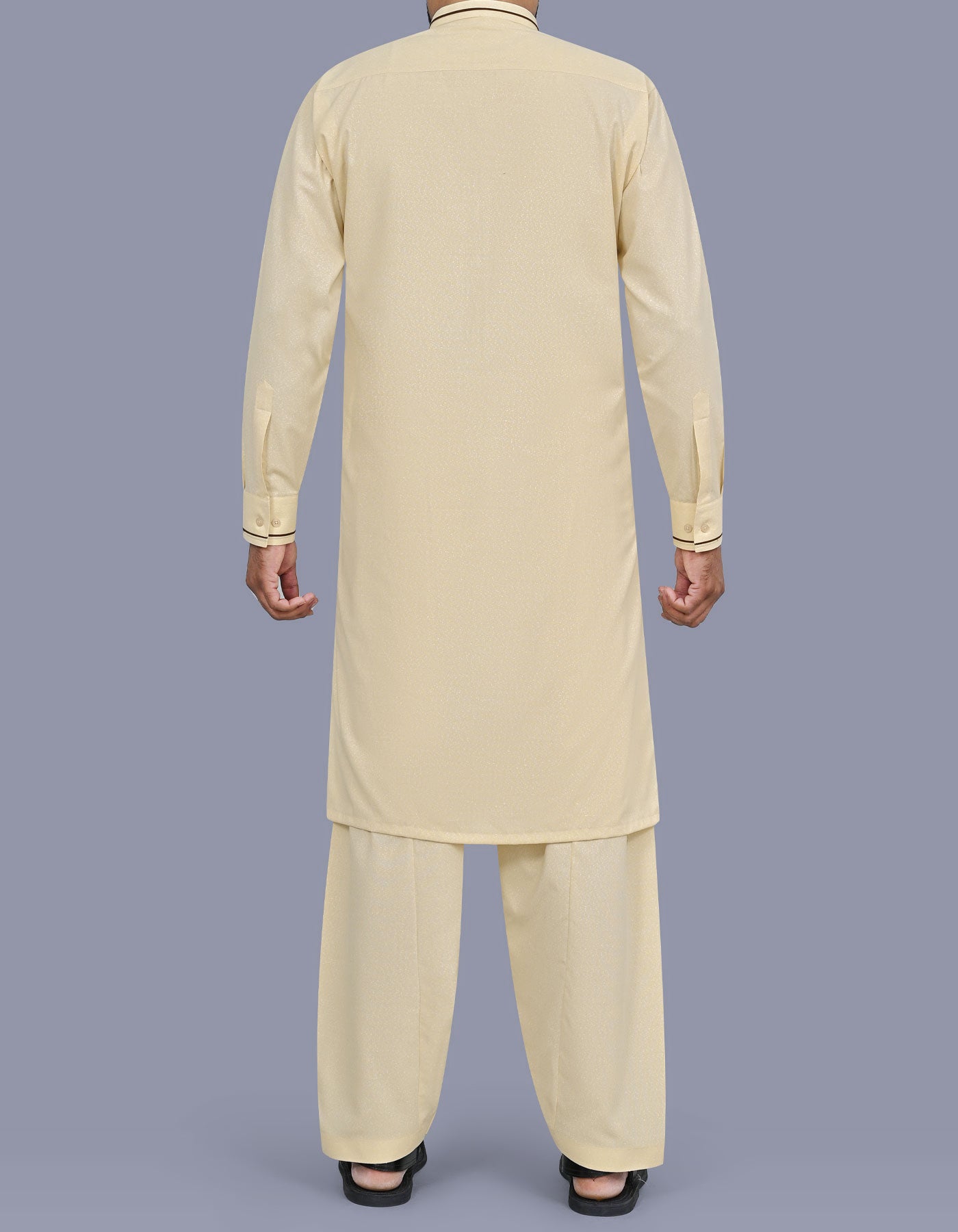Beige Texture Kameez Shalwar KS2668S-L