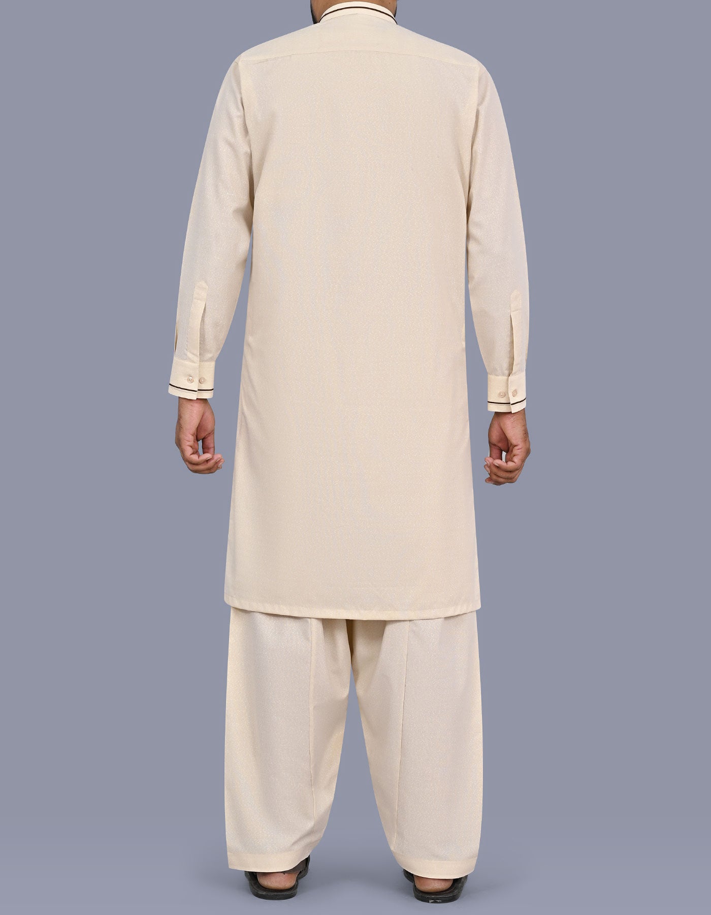 D Beige Texture Kameez Shalwar KS2669S-L