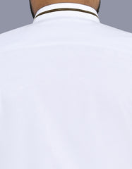White Plain Kameez Shalwar KS2671S-M