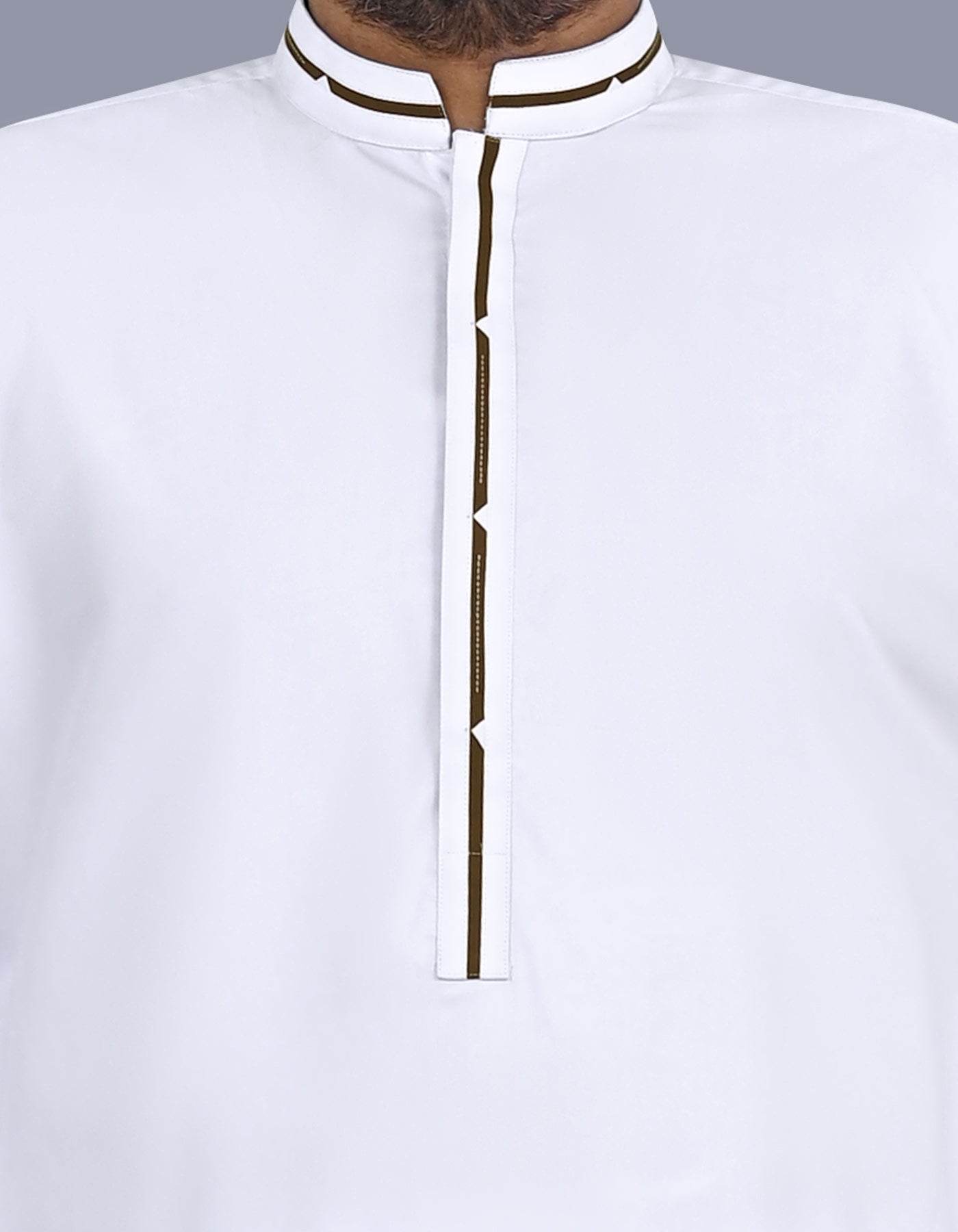 White Plain Kameez Shalwar KS2671S-S