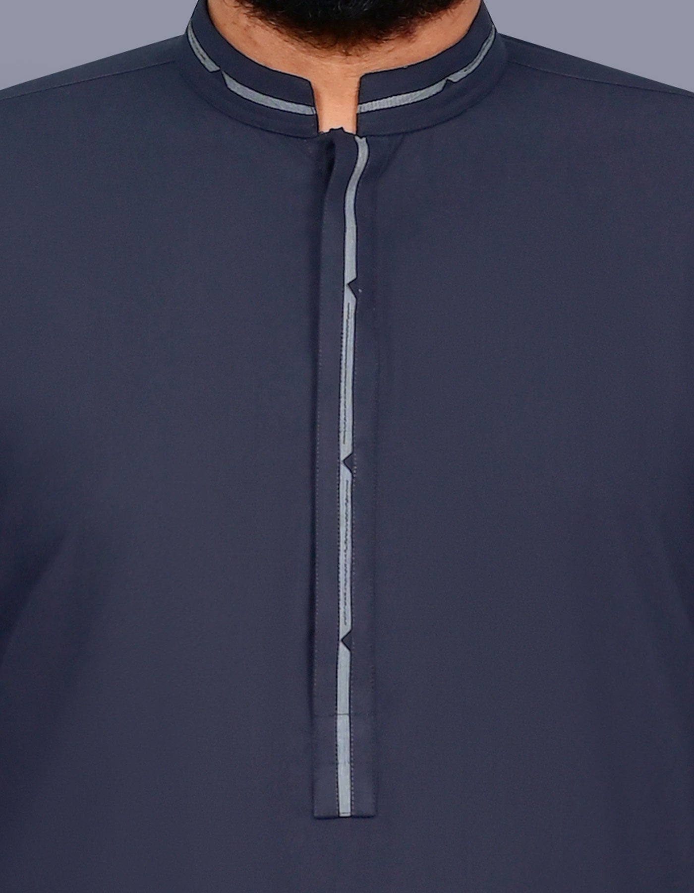 Navy Plain Kameez Shalwar KS2674R-XS