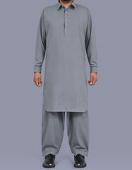 Grey Texture Kameez Shalwar KS2675S-XS