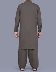 L Chocolate Texture Kameez Shalwar KS2678S-L
