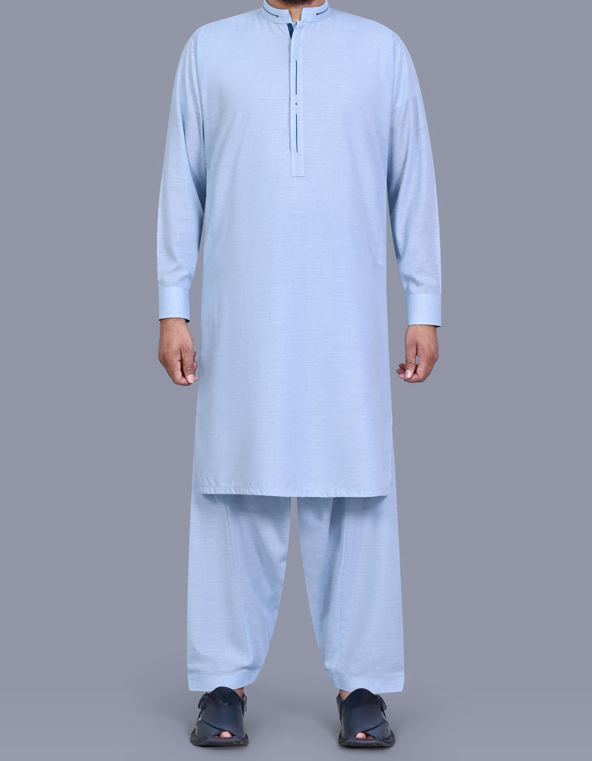 Aqua Plain Kameez Shalwar KS2683S-XS