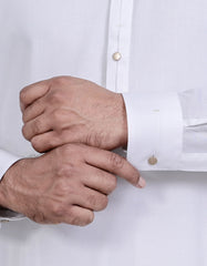 White Plain Kameez Shalwar KS2688S-M