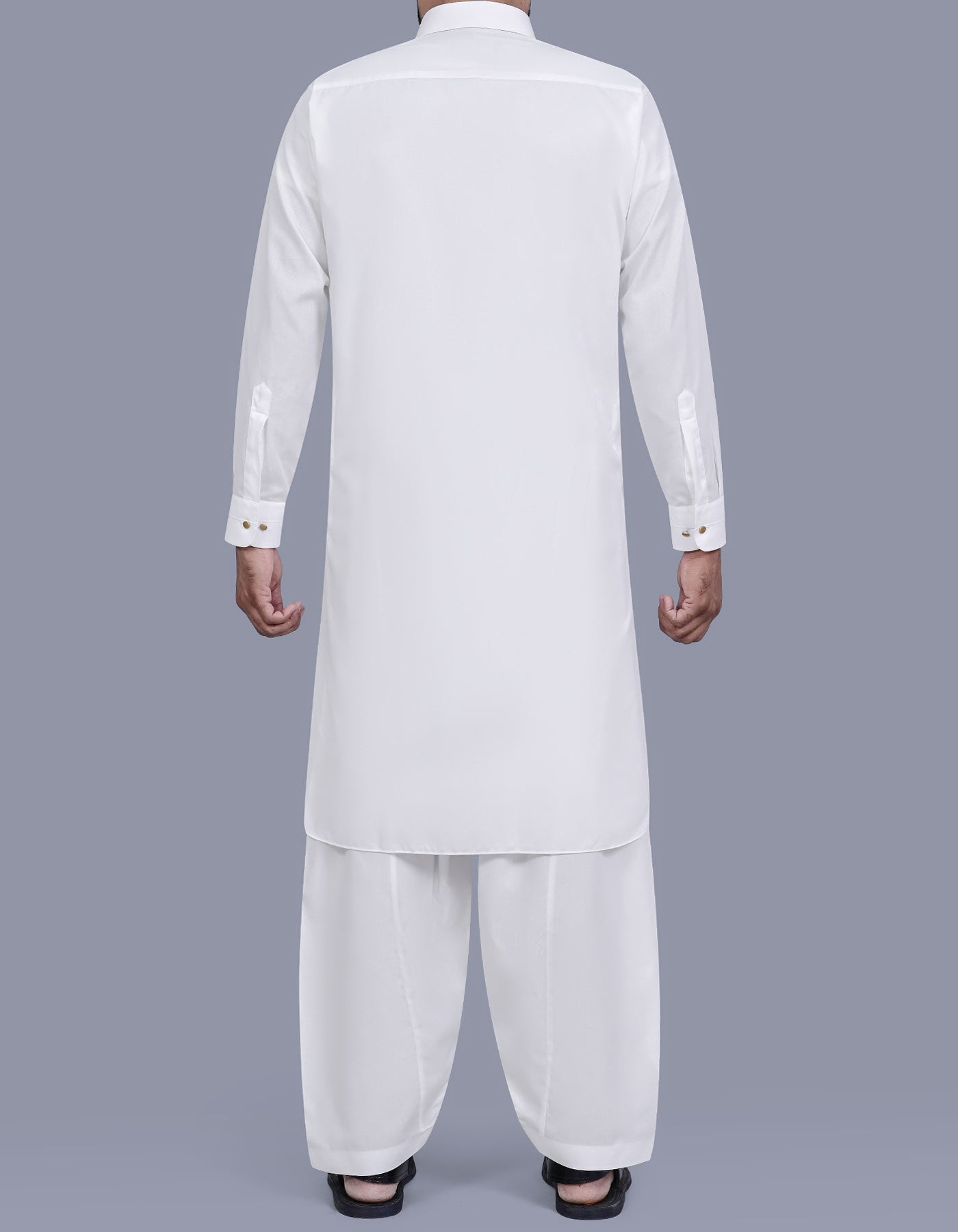 White Plain Kameez Shalwar KS2688S-L