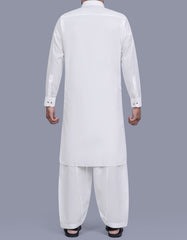 White Plain Kameez Shalwar KS2688S-L