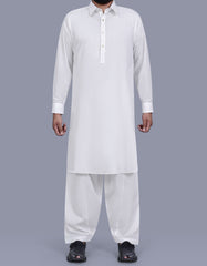 White Plain Kameez Shalwar KS2688S-XS