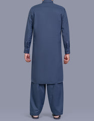 D Grey Plain Kameez Shalwar KS2690S-L