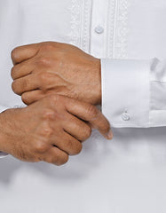 White Stripe Kameez Shalwar KS2698S-M