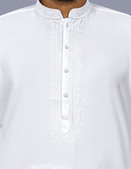White Stripe Kameez Shalwar KS2698S-S