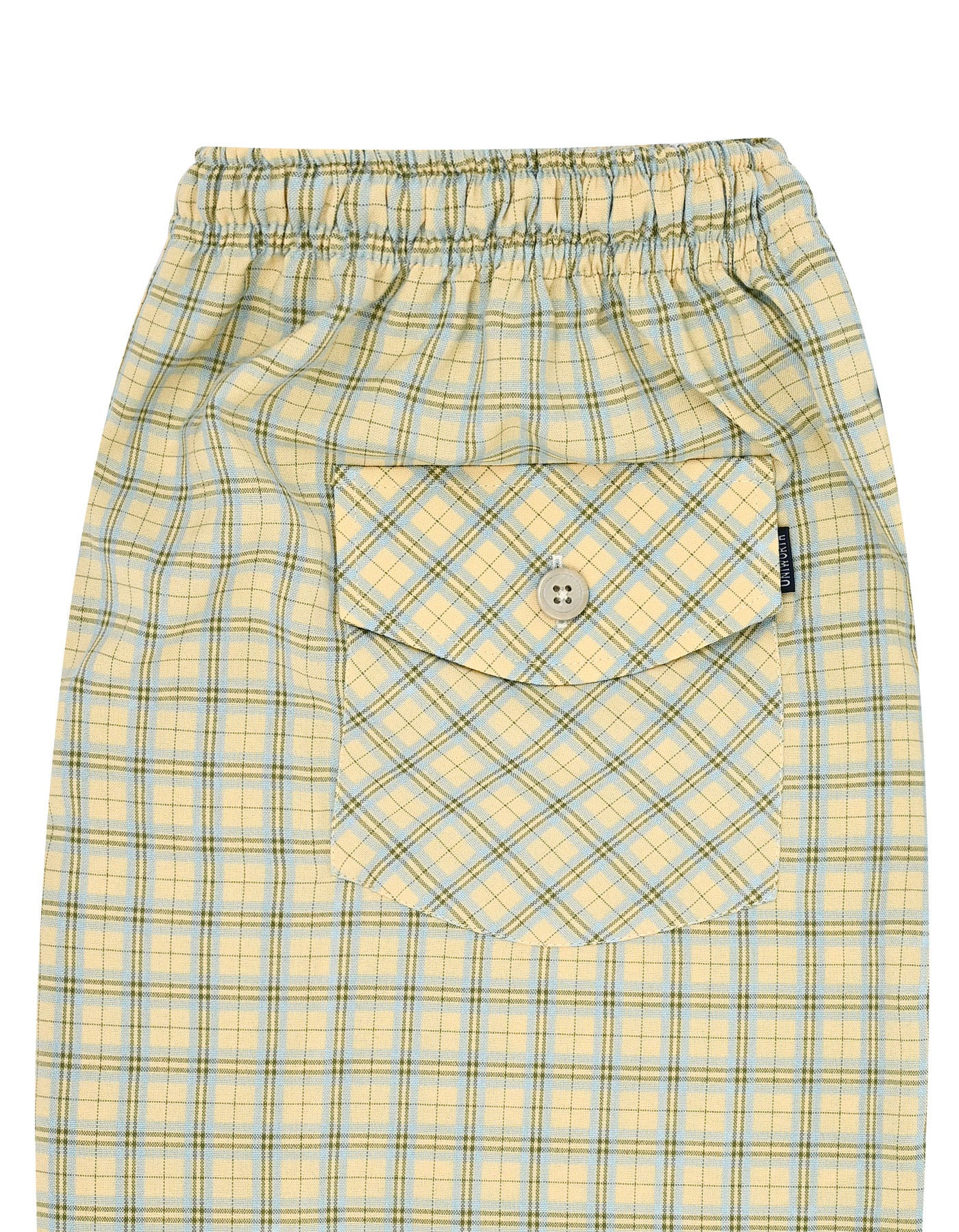 Yellow Cross Pocket Woven Pajama LPJ2444-L