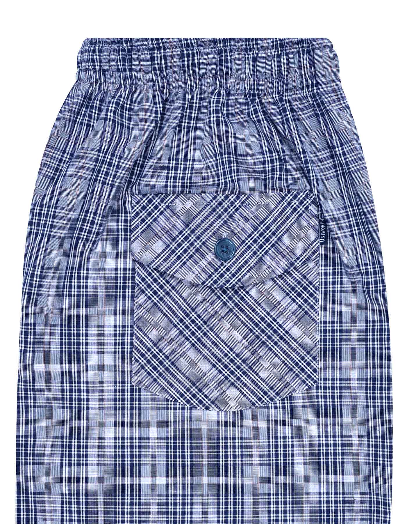 Black Cross Pocket Woven Pajama LPJ2447-L