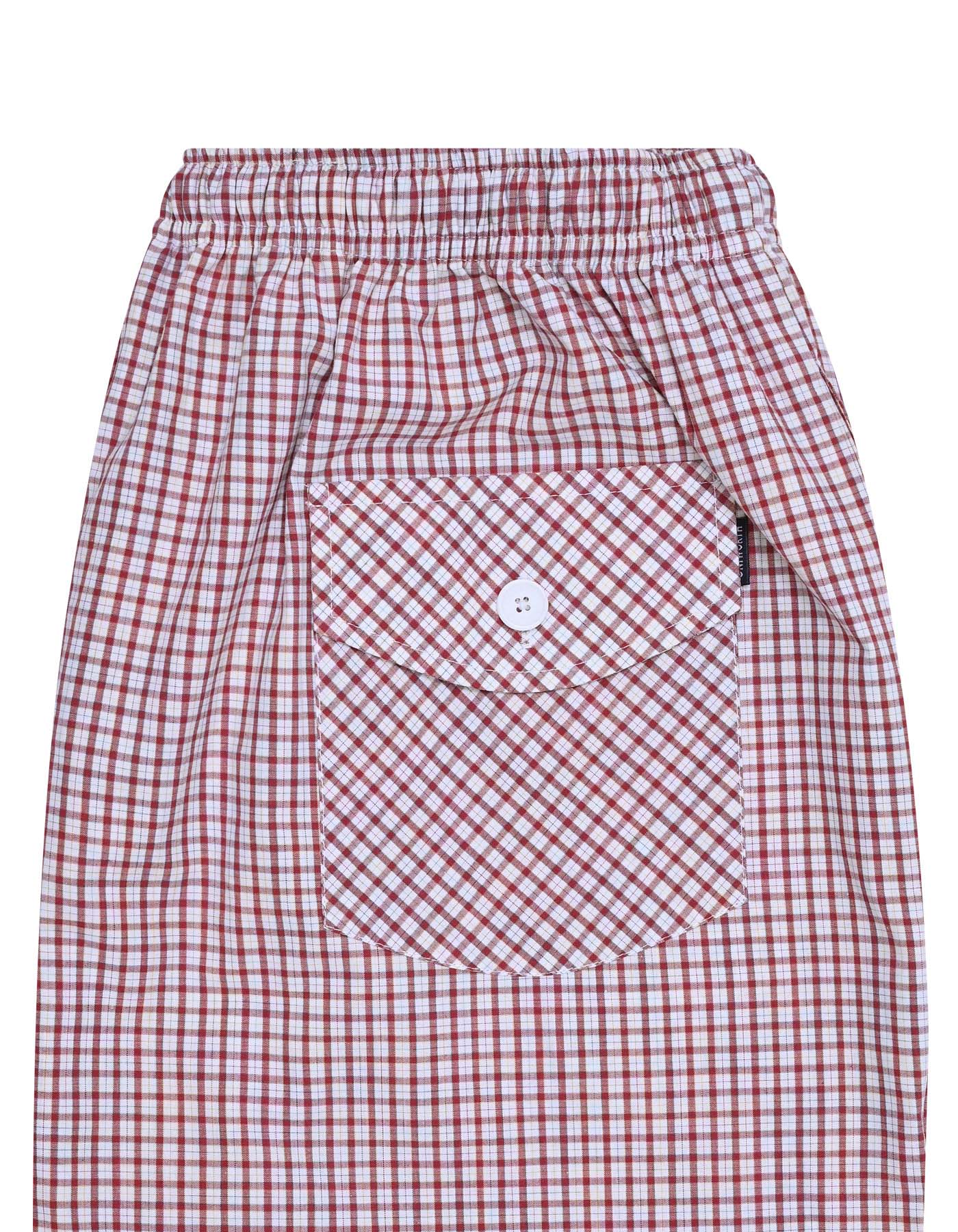 Red Cross Pocket Woven Pajama LPJ2461-L