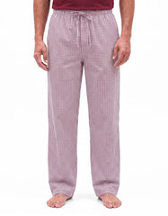 Red Check Cross Pocket Woven Pajama