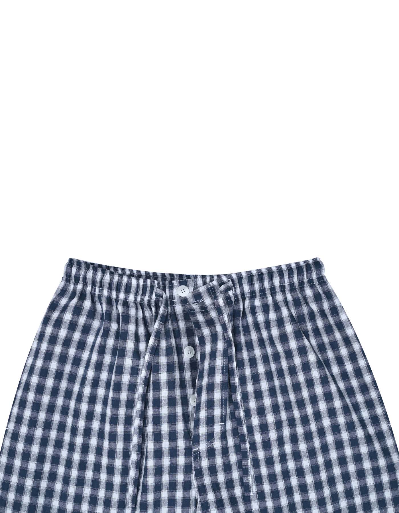 Navy Cross Pocket Woven Pajama LPJ2462-M