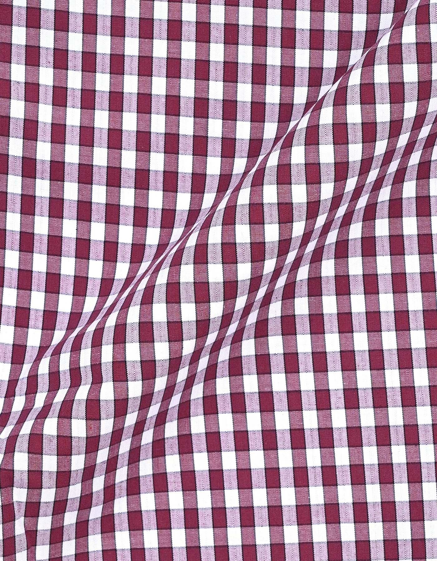 Maroon Cross Pocket Woven LPJ2517-XL