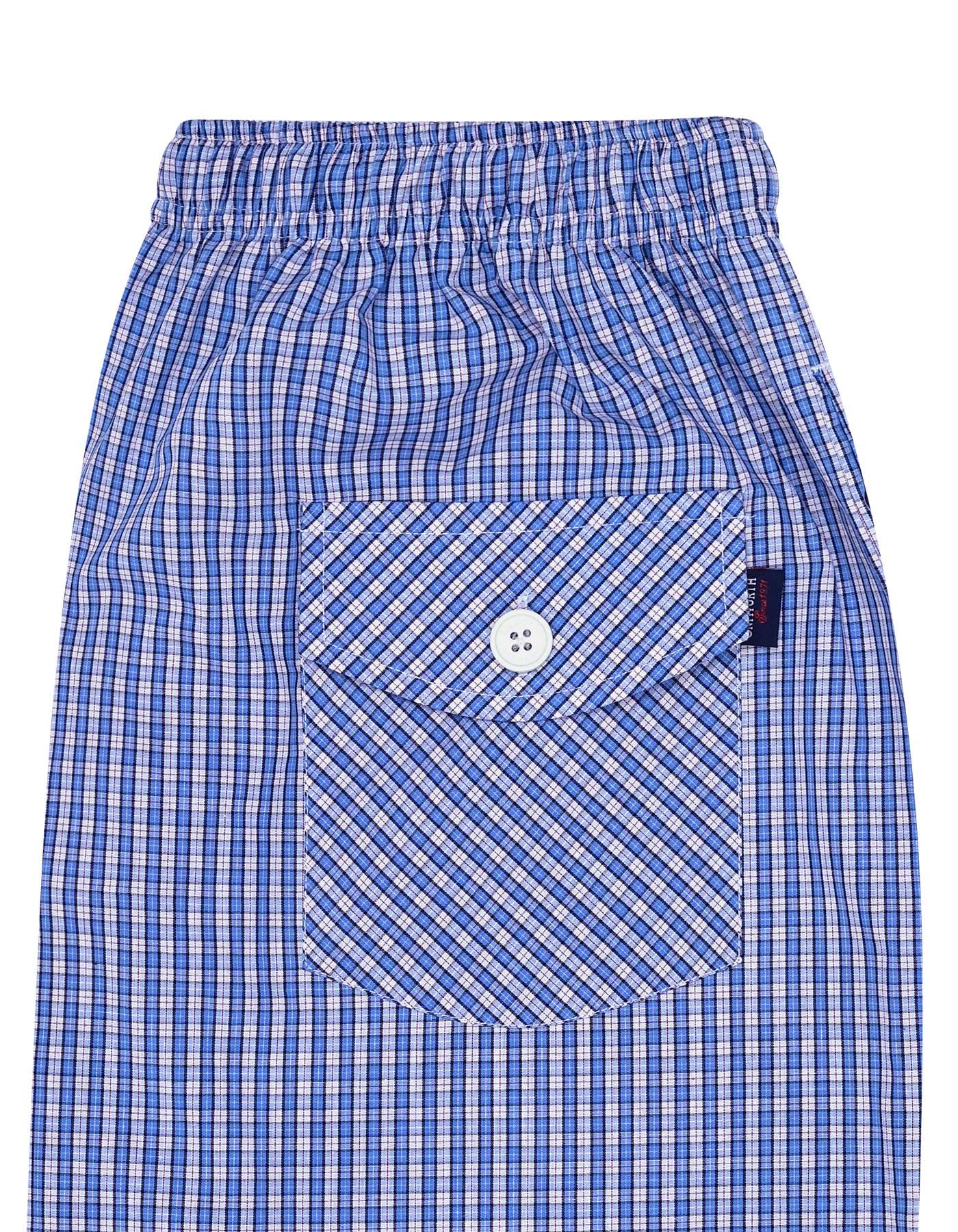 M Blue Cross Pocket Woven LPJ2556-L