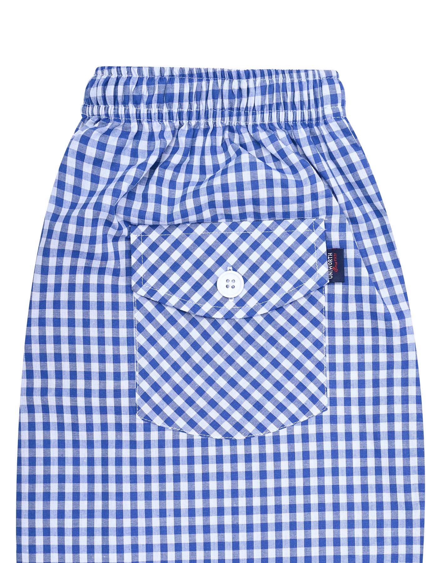 D Blue Cross Pocket Woven LPJ2574-L