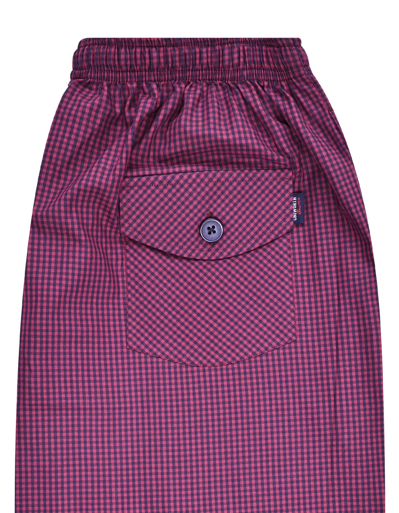 Maroon Cross Pocket Woven LPJ2585-L