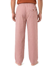 Brown Check Cross Pocket Woven Pajama