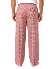 Maroon Check Cross Pocket Woven Pajama