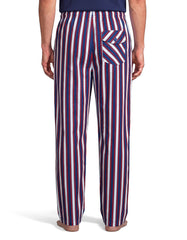 Red Stripe Cross Pocket Woven Pajama