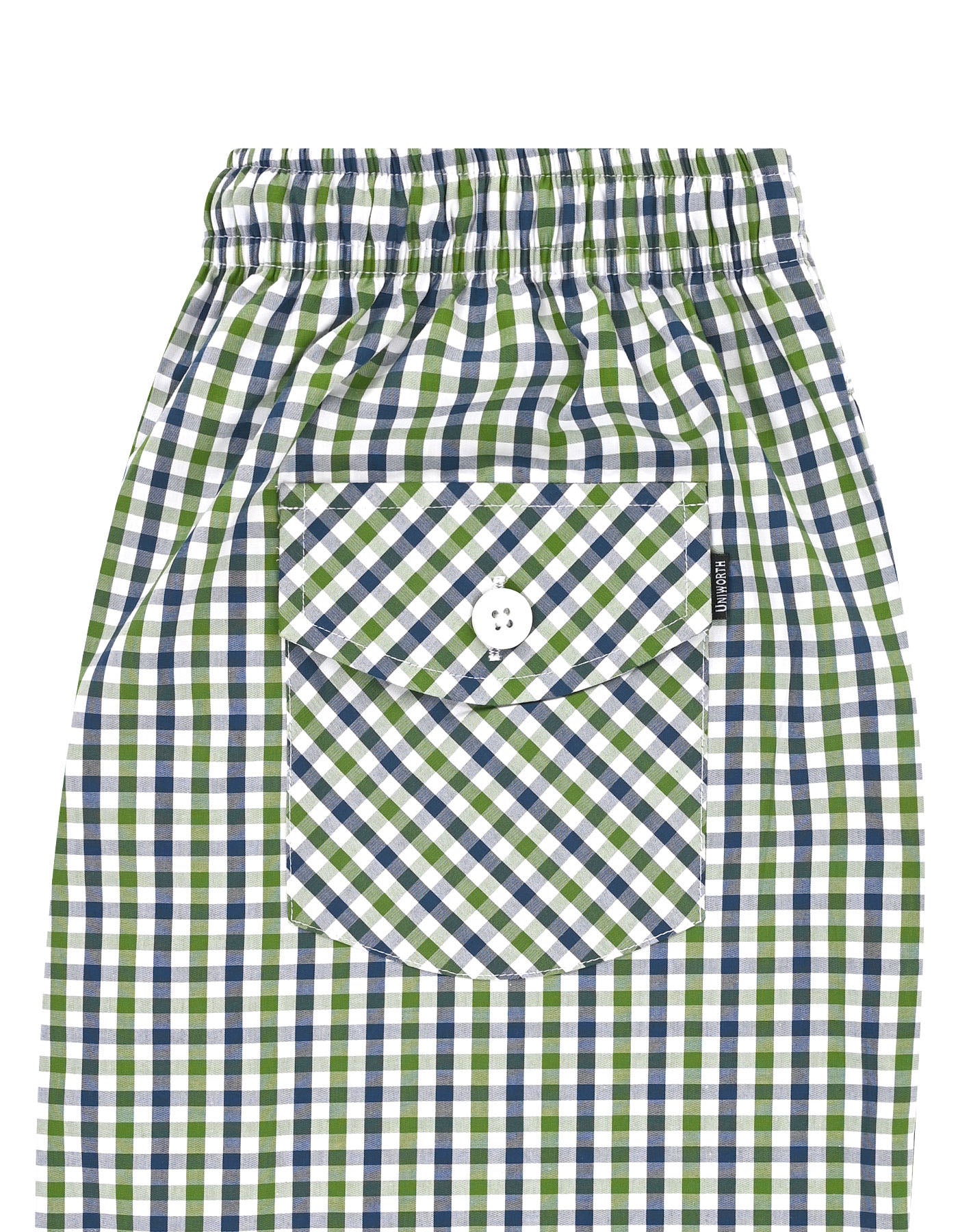 Green Cross Pocket Woven LPJ2608-L