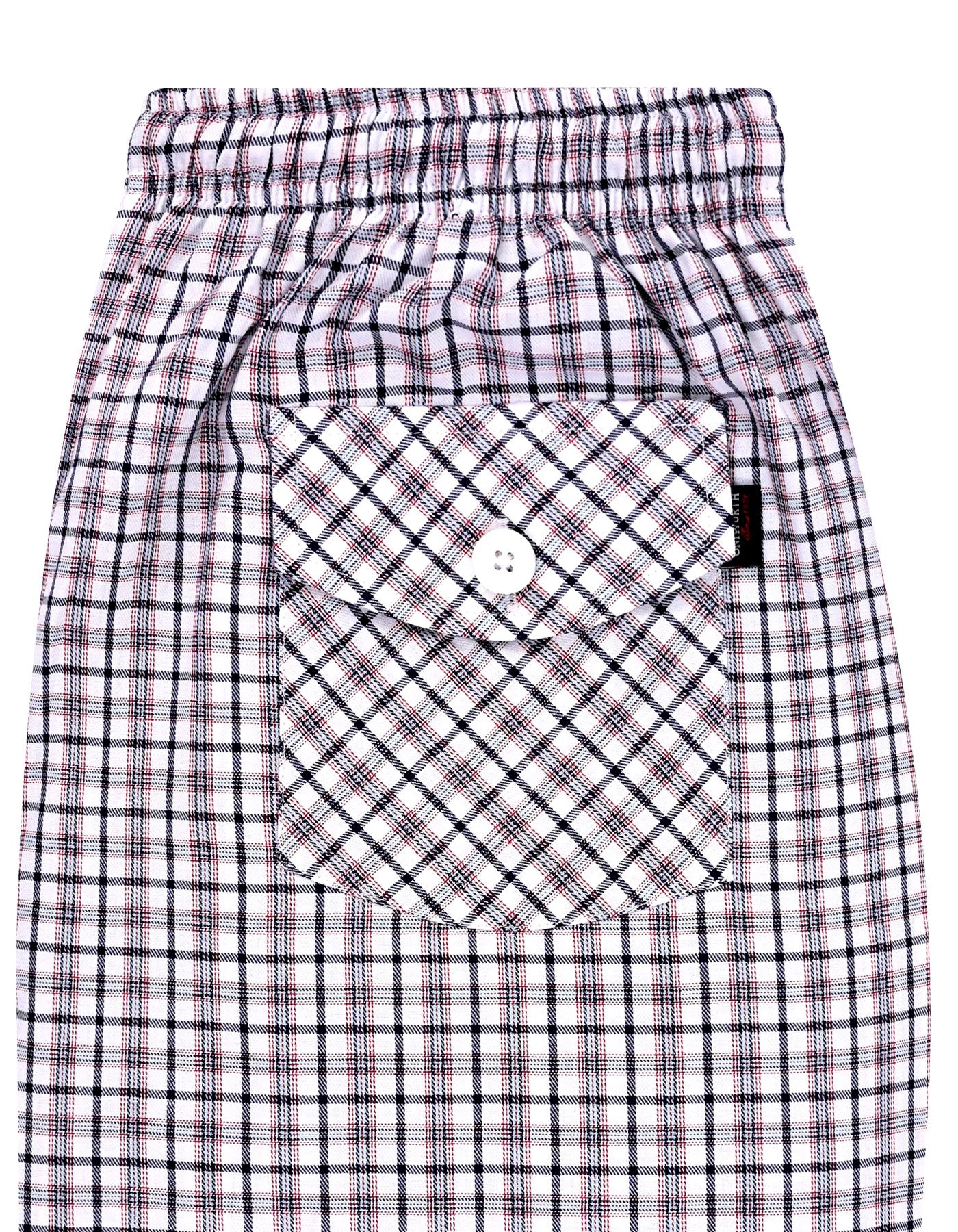 White Cross Pocket Woven LPJ2617-L