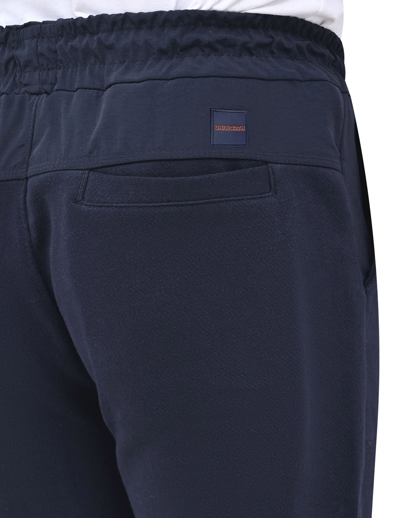 Navy Texture Sweatpants