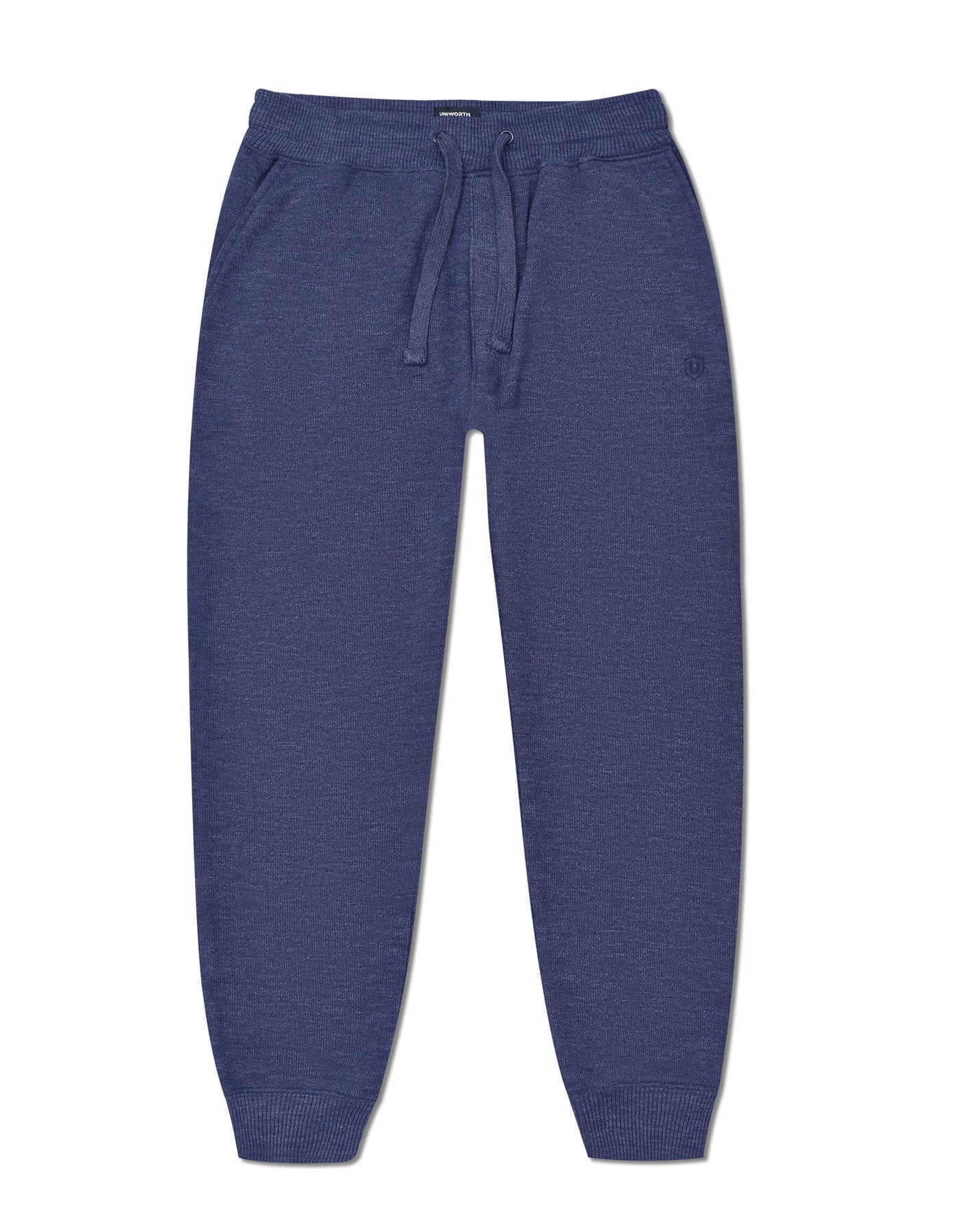 Navy Texture Sweatpants