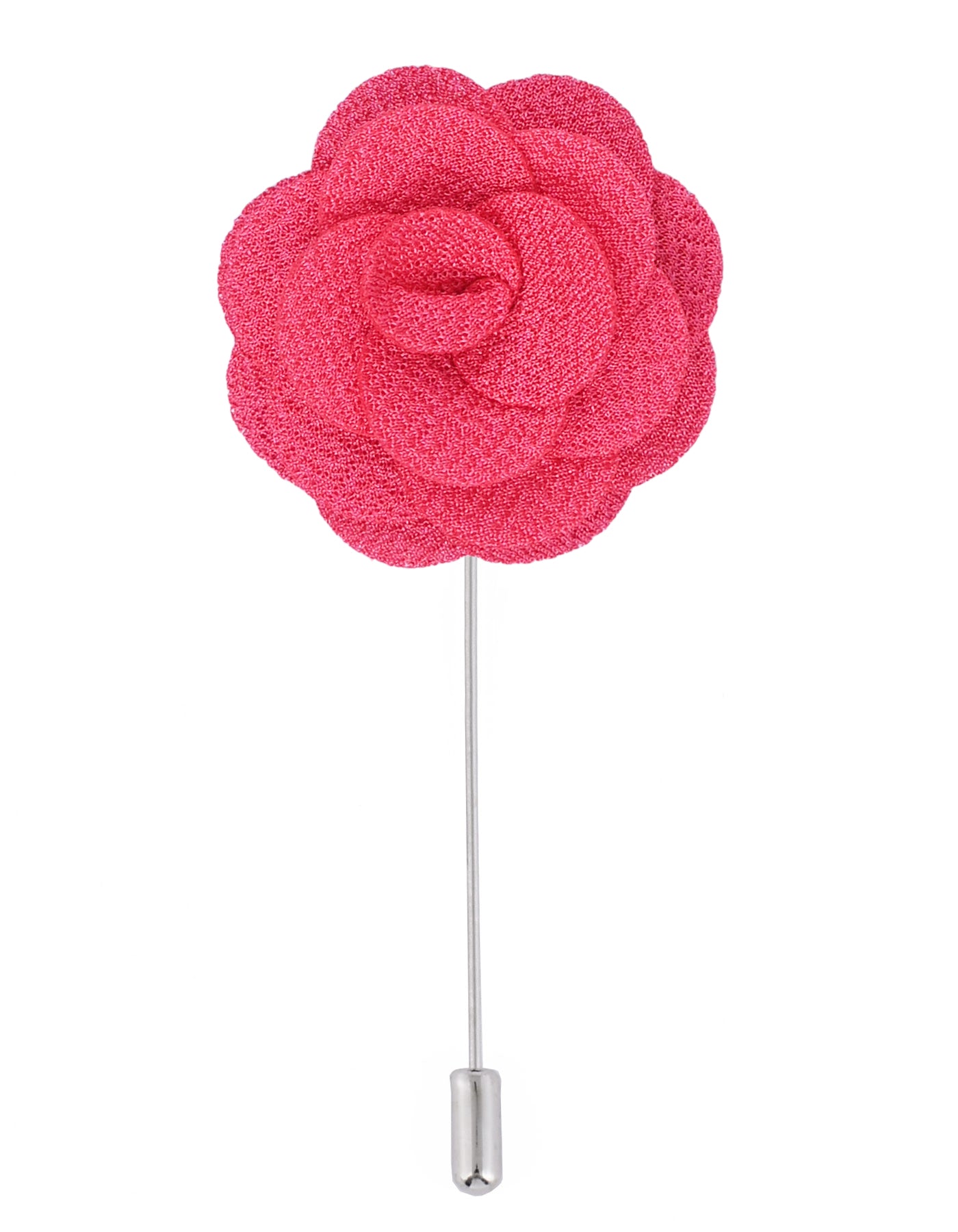 Pink Floral Stick Coat Lapel Pin