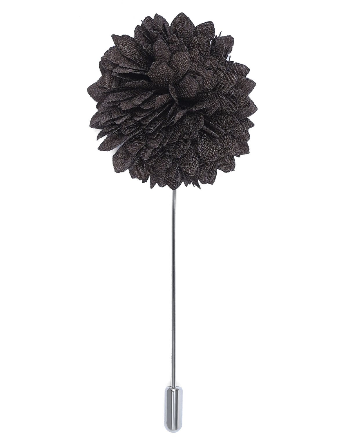Coffee Floral Coat Lapel Pin