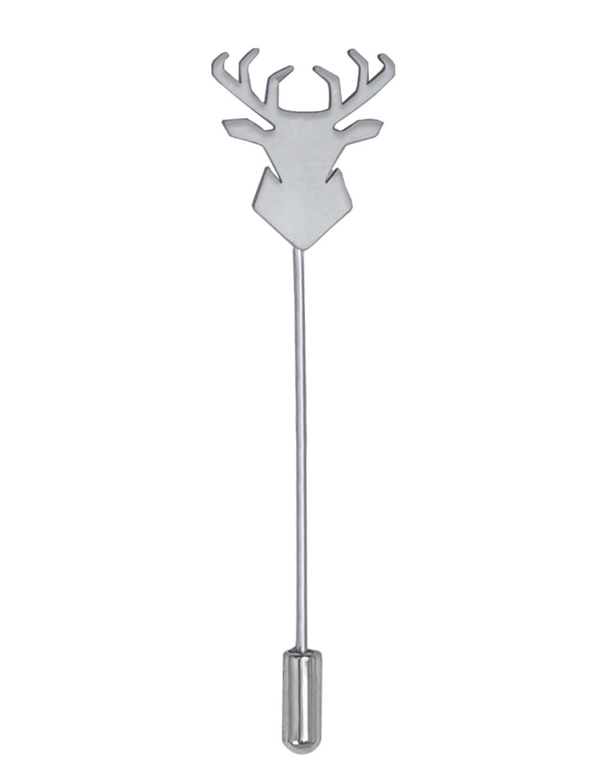 Silver Logo Coat Lapel Pin