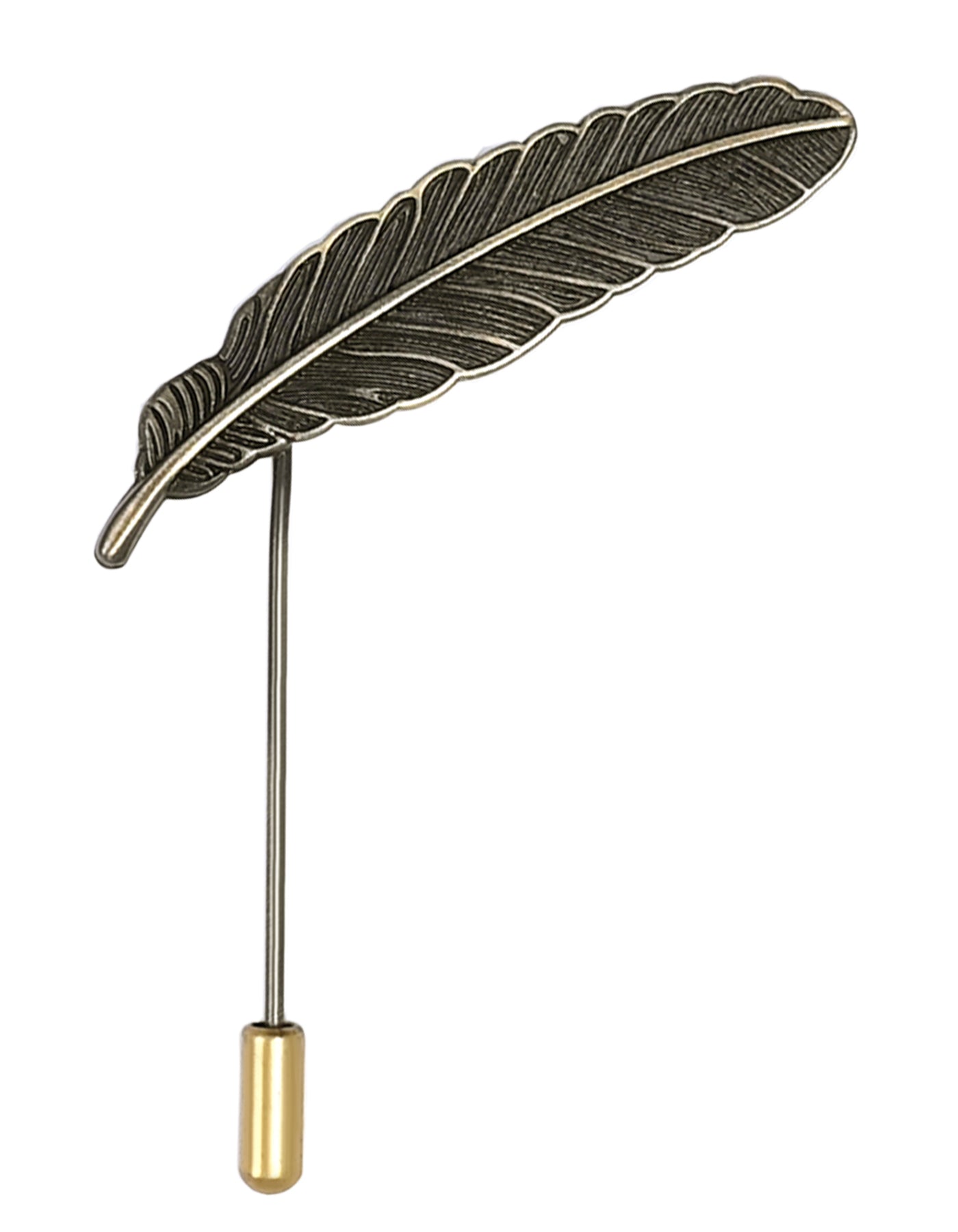 Golden Floral Coat Lapel Pin
