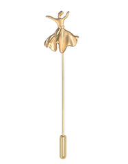 Golden Logo Coat Lapel Pin