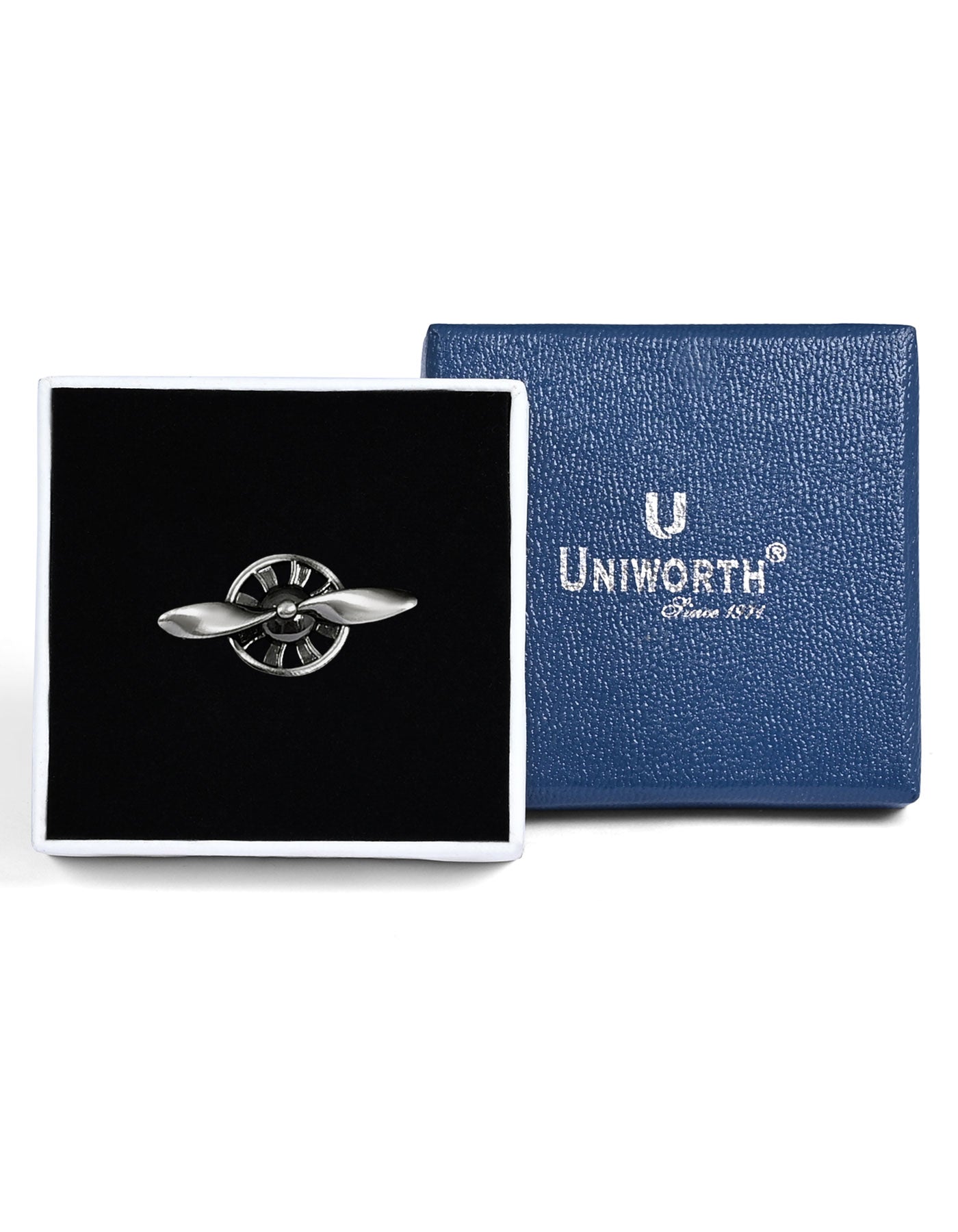 Silver Logo Coat Lapel Pin