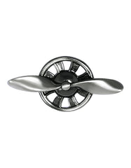 Silver Logo Coat Lapel Pin