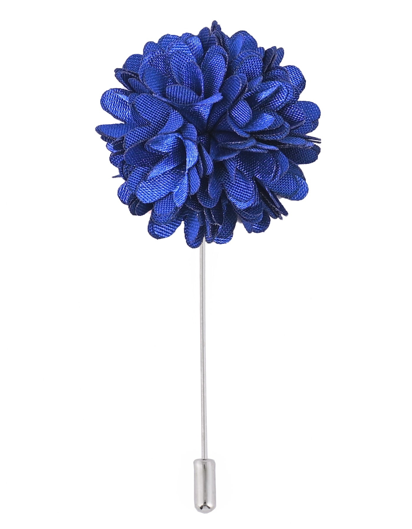 Navy Floral Coat Lapel Pin