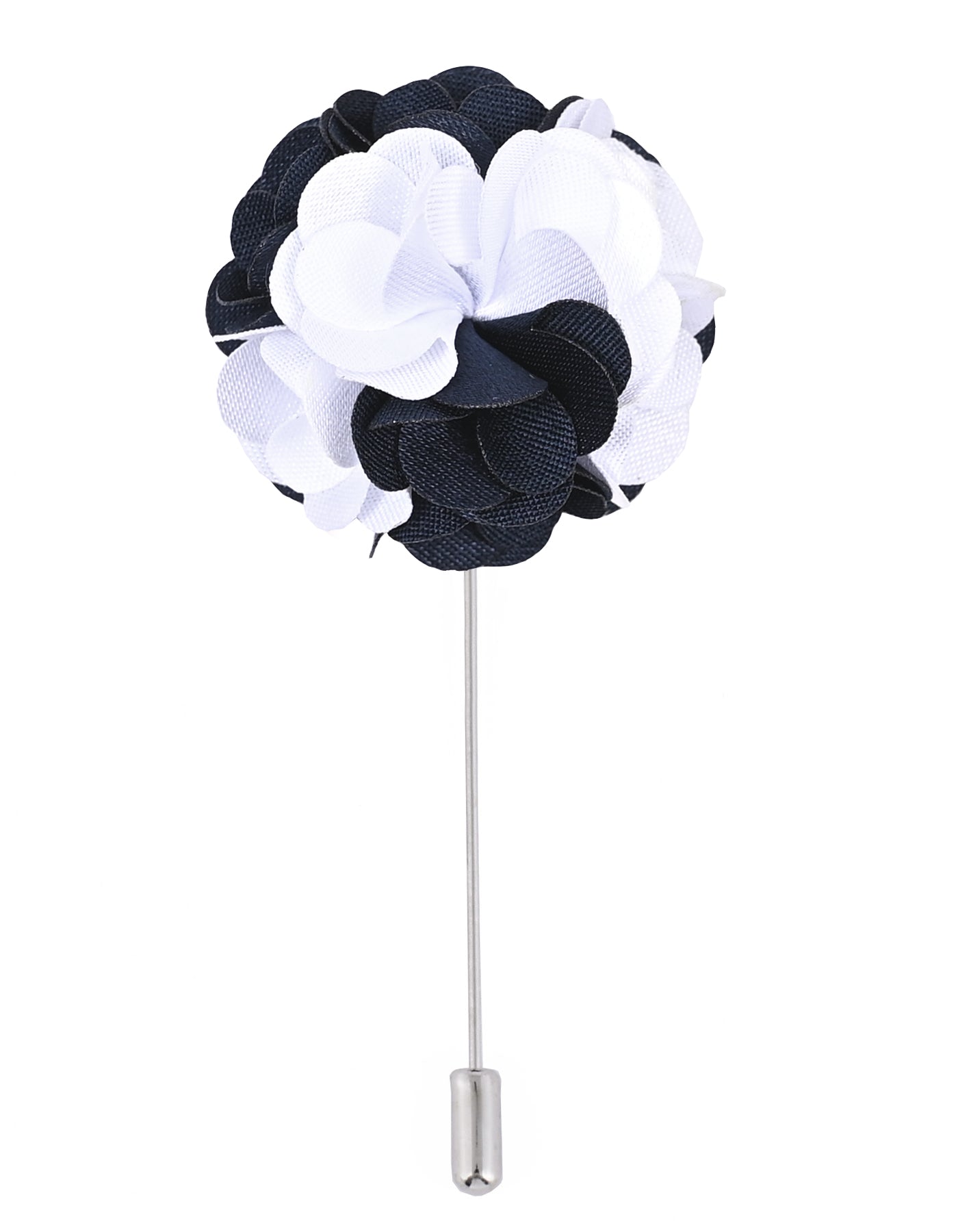 White Floral Coat Lapel Pin