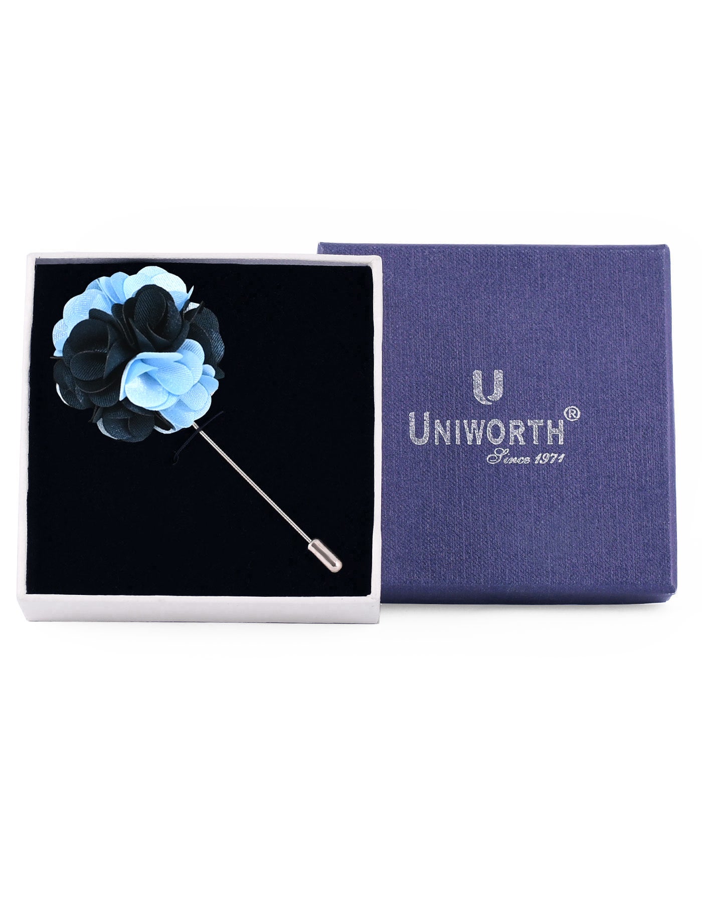 Sky Floral Coat Lapel Pin
