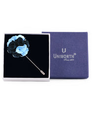 Sky Floral Coat Lapel Pin