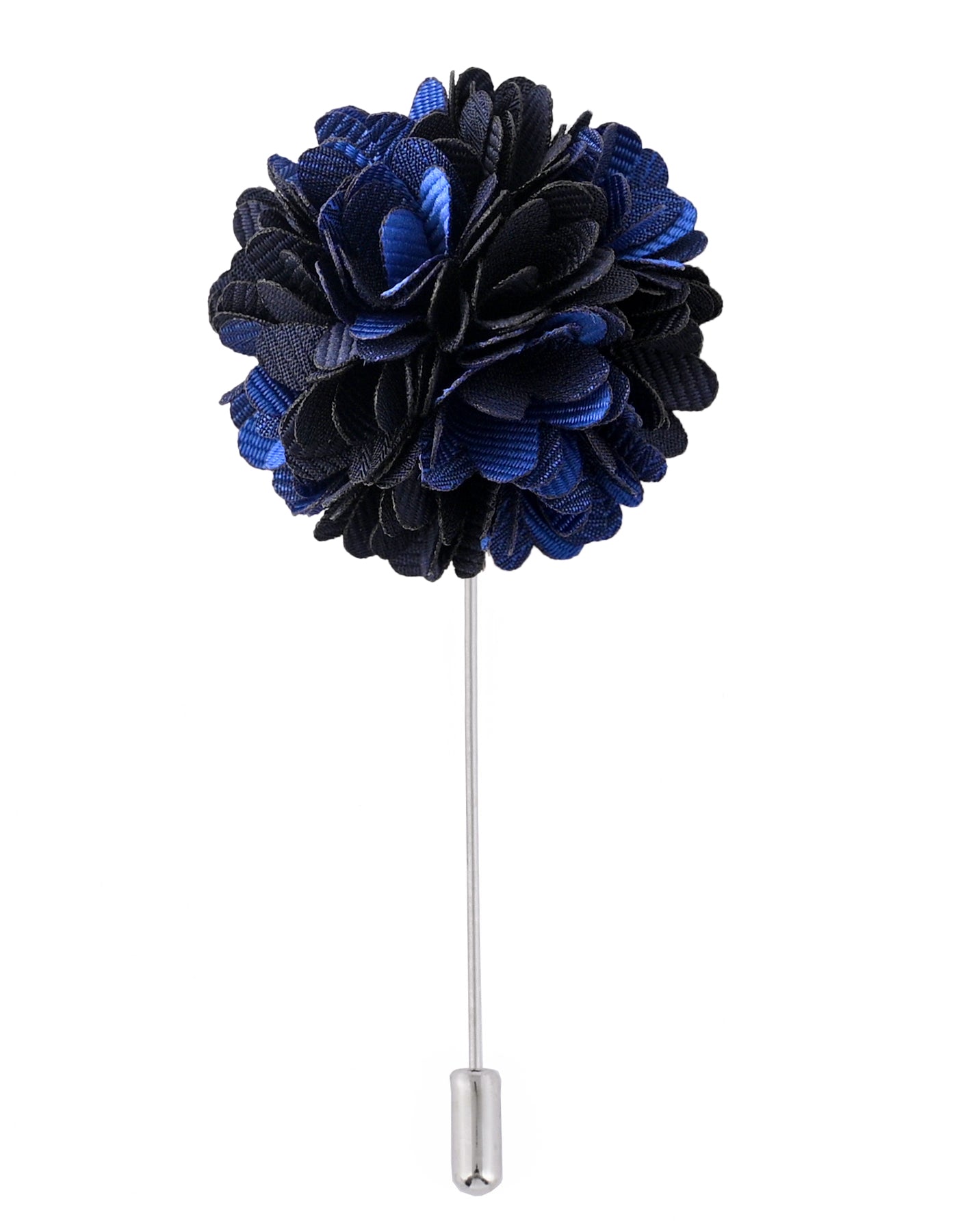 Blue Floral Coat Lapel Pin