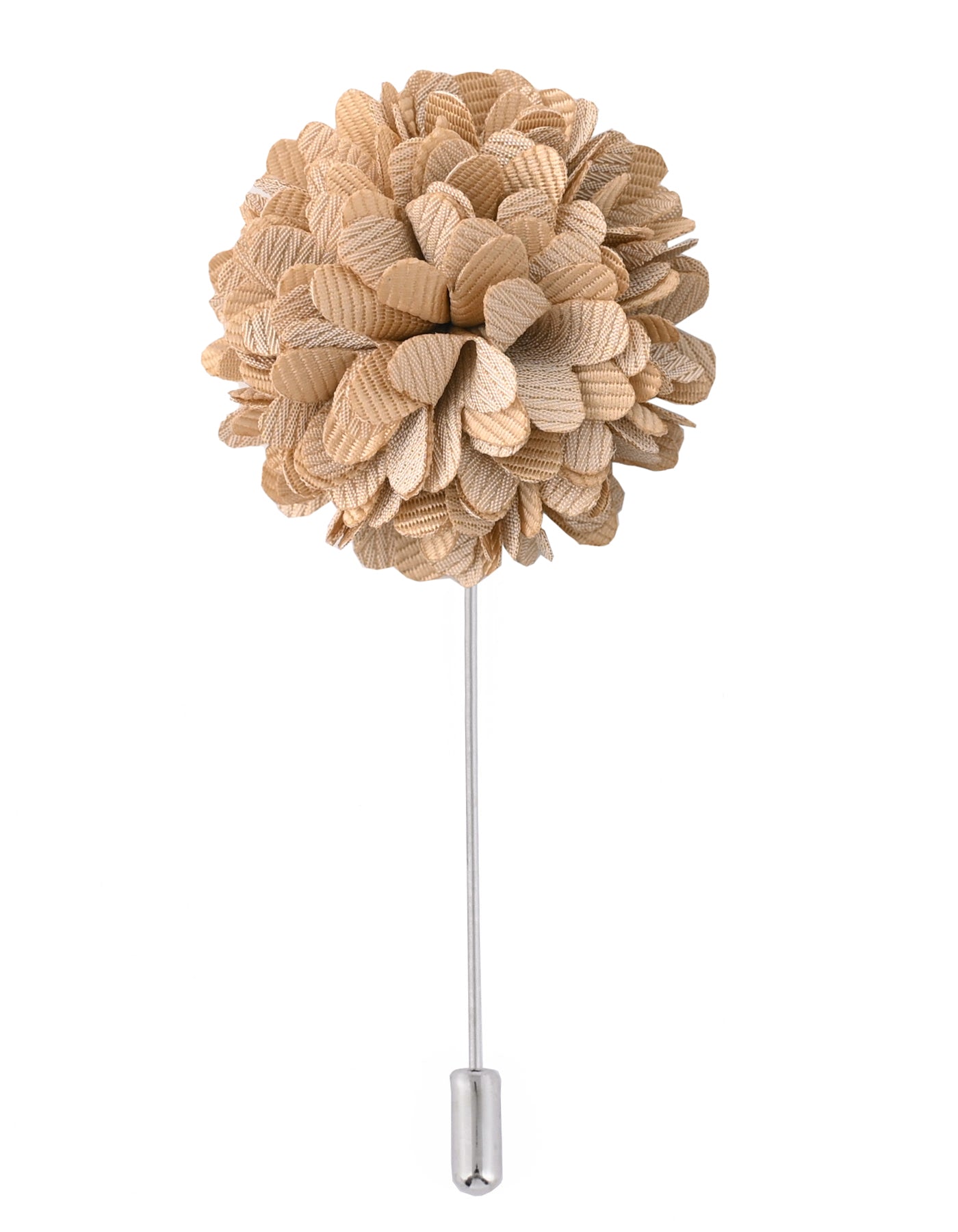 Golden Floral Coat Lapel Pin
