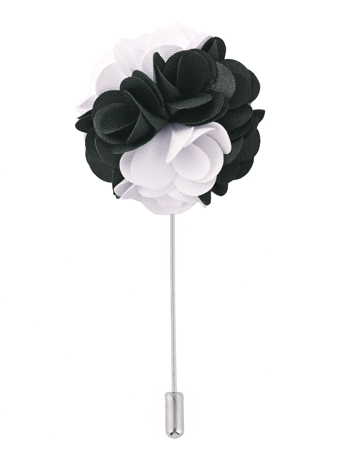 White Floral Coat Lapel Pin