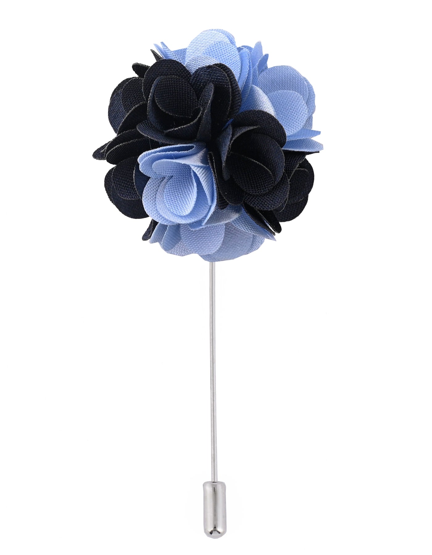 Sky	Floral Coat Lapel Pin