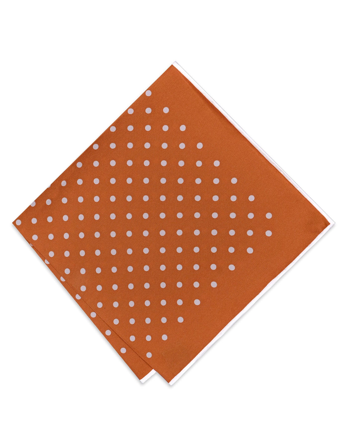 Silk Rust Pocket Square