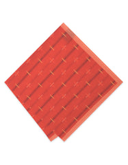 100% Polyester Rust Pocket Square