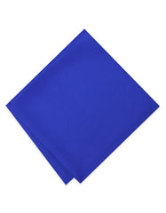 100% Polyester Royal Blue Pocket Square