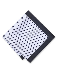 Navy 100% Silk Pocket Square